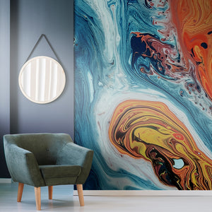 abstract ocean ink drop wallpaper texture home decor