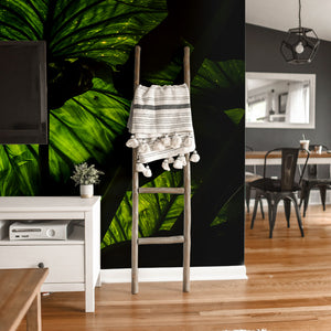Jungle tropical plants bright green wallpaper design for furniture and mAmurals home decor design green forest vinyl wrap self-adhesive for cupboards and doors, floors or walls