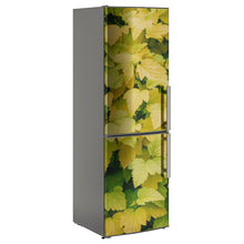 Load image into Gallery viewer, Autumn Leaves abstraction single tall fridge vinyl wrap sticker  
