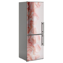 Load image into Gallery viewer, Rose Petals abstraction single tall fridge vinyl wrap sticker  

