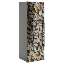 Load image into Gallery viewer, Sunflower Seeds abstraction single tall fridge vinyl wrap sticker  
