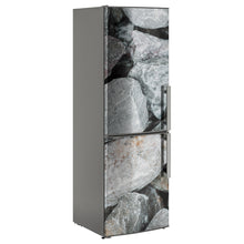 Load image into Gallery viewer, Large Stone abstraction single tall fridge vinyl wrap sticker  
